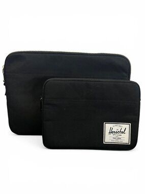 Herschel Supply Co. Black Laptop Tablet Sleeves 2 pc Set in Black